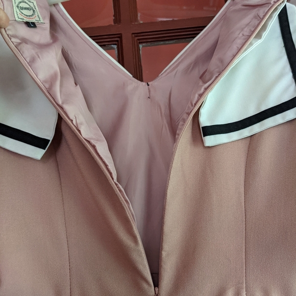 Banned Apparel Dusty Pink Sailor dress - Picture 7 of 13
